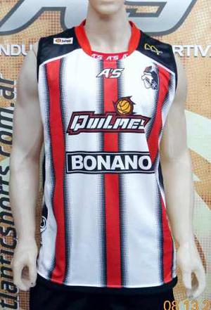 Camiseta Basquet Quilmes Mar Del Plata A's Atlantic Sport's