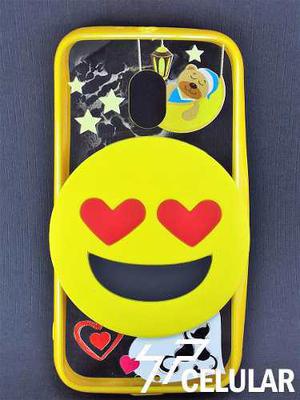 Funda tpu reforzado emoji 