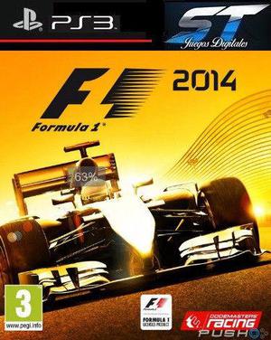 JUEGO FORMULA 1 2014 - PS3