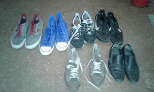 Lote de 5 pares de zapatillas talle 48 y 1 par de zapatos
