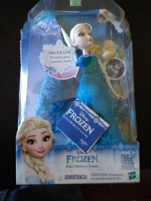 MUÑECA NUEVA ORIGINAL ELSA FROZEN,CANTA LIBRE SOY,COPOS DE