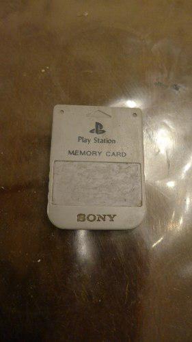 Memory Card De Playstation 1 Original Eeuu Usa Ps1 Sony