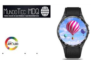 Reloj Inteligente Smartwatch Kingwear Kw88 (rojo Y Blanco)