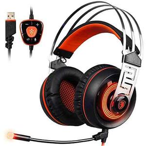 Sades A7 7.1 Surround Sound Stereo Gaming Headset Con Usb L