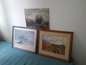 Vendo tres pinturas