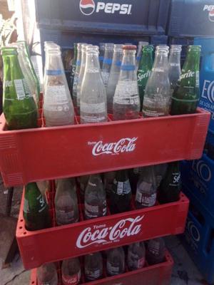 cajones coca cola y pepsi de 350ML con sus 24 botellas