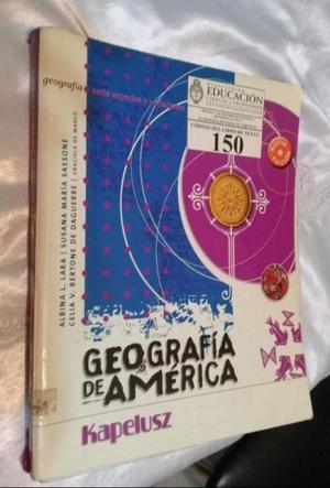 LIBRO GEOGRAFIA DE AMERICA - EDICION 