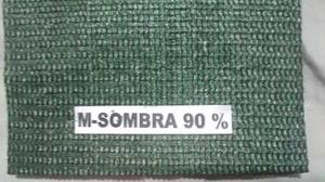 Mediasombra Verde 90% 4mts De Ancho Fraccionamos Por Metro!!