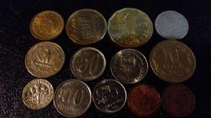 Monedas de America Uruguay Estados Unidos Venezuela Paraguay
