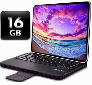 Tablet Android Pc 10 Hd Wifi 16gb + Funda Teclado + Templado