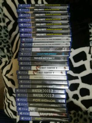 Vendo juegos de play 4 nuevos y sellados