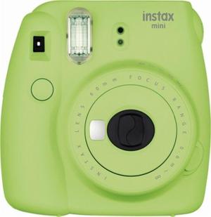 Camara Fuji Instax Mini 9 Verde Tipo Polaroid Cerrada Nueva