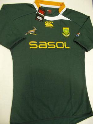 Camiseta Sudafrica Canterbury Rugby Oficial Adulto Original