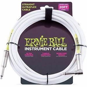 Ernie Ball Cable Ultraflex  Plug Recto-angular 6 Metros