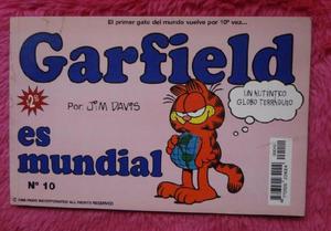 Garfield nº 10, Jim Davis, ed. Paws. Garfield es mundial.