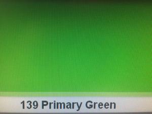Gelatina Filtro Acetato Color Verde N° 139 De 61 X 53 Cm
