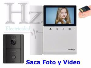 Kit Commax Portero Electrico Visor Cdv 43k M Saca Foto Video