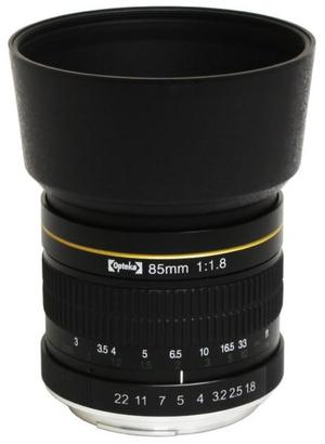 Lente Opteka 85 mm f 1.8 dedicado para Nikon. Nuevos