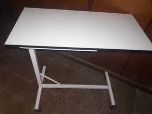 Mesa Regulable Con Ruedas Multifuncion Ideal Notebook, Comer