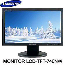 Monitor Samsung 740nw syncmaster. Con garantia es un local