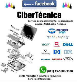 Reparación Notebook / Netbook - Servicio técnico