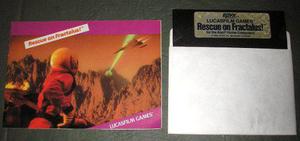 1985 Rescue On Fractalus Lucas Film Games For Atari 1disk