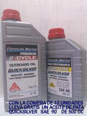 Aceite Para Lanchas Motor 2 Tiempos Quicksilver Blue