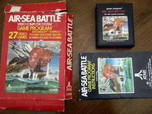 Air Sea Battle Cartucho Atari 2600 Rarity2 Caja Manual