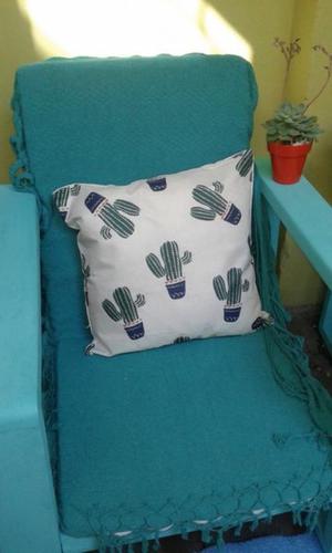 Almohadones estampados decorativos