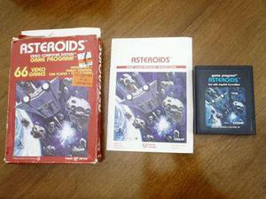 Asteroids Cartucho Atari 2600 Rarity1 Funciona Caja Manual