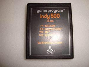 Atari Cartucho Indy 500 Cx2611-con 4 Juegos En Caballito