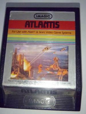 Atlantis Juego Atari 2600 Rarity 2 Funcionando