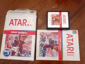Baseball Cartucho Atari 2600 Rarity2 Funciona Caja Manual