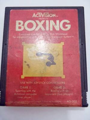 Boxing Juego Atari 2600 Rarity 2 Funcionando