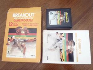 Breakout Cartucho Atari 2600 Rarity2 Funciona Caja Manual