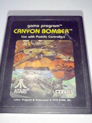 Canyon Bomber Juego Para Atari 2600 Rarity 2 Funcionando