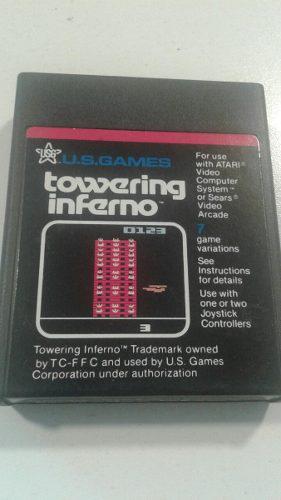Cartucho Atari Towering Inferno