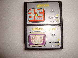 Cartucho Clon Atari Gloton (pac Man) Y Video Flipper Caba