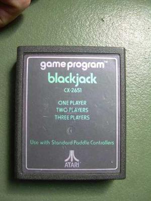 Cartucho Video Juego Atari 2600 Black Jack