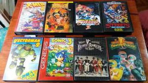 Cartuchos Sega Genesis Mega Man Street Of Rage Power Rangers