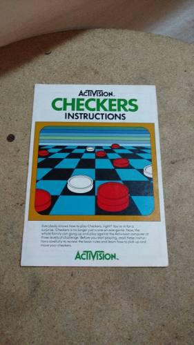 Catalogo De Instrucciones Activision Ckeckers Atari