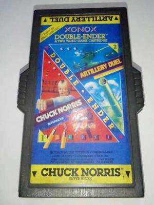Chuck Norris Artillery Cart Doble!! Atari 2600 Rarity 5!!
