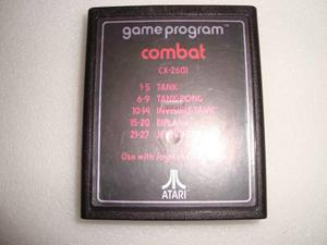 Combat Cartucho Atari Cx2601-con 5 Juegos En Caballito