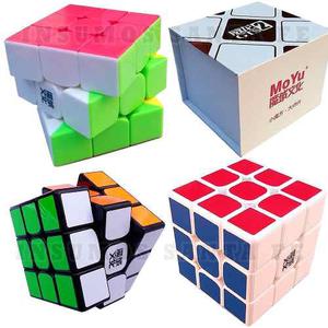 Cubo Rubik 3x3 Moyu Weilong Gts 2 - 3 Colores A Elecc