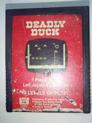 Deadly Duck Cartucho P/ Atari 2600 Rarity *4* Funcionando