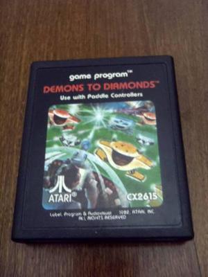 Demons To Diamonds Juego Atari 2600 Rarity 2 Funciona