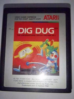 Dig Dug Juego Atari 2600 Rarity 2 Funcionando
