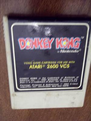 Donkey Kong Mario Cartucho Atari 2600 Rarity 1 Funciona