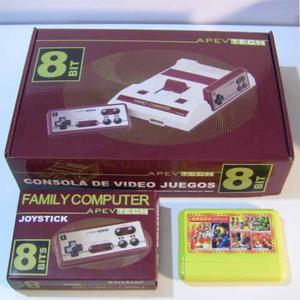 Family Game Apvtech Retro + 3 Joystick + Mejores 150 Juegos