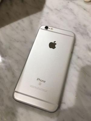 Iphone 6s Plateado 128 Gb 6 Meses De Uso, Caja Y Cargador